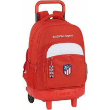 Atlético Madrid Skolas mugursoma ar riteņiem Compact Atlético Madrid M918 Sarkans Balts (33 x 45 x 22 cm)