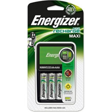 Energizer Lādētājs + uzlādējamas baterijas Energizer Maxi Charger AA AAA HR6