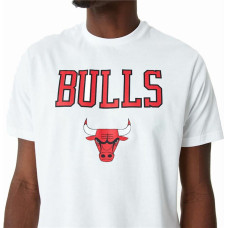 New Era Basketbola T-krekls New Era NBA Chicago Bulls Balts