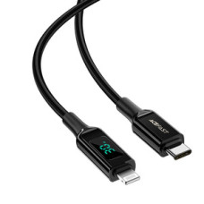 Acefast Cable USB-C to Lightning Acefast C6-01, 30W, MFi, 1.2m (black)
