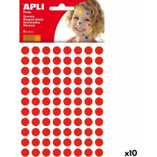 Apli Izlīmes Apli Kids Gomets Sarkans Apaļš (1 Daudzums) (10 gb.)