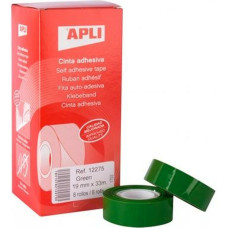 Apli Adhesive Tape Apli Green 8 Pieces 19 x 33 mm