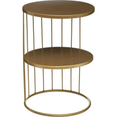 Atmosphera Centre Table Atmosphera Kobu Golden Metal 36 x 36 x 52 cm