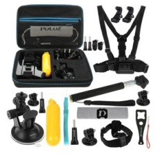 Puluz 20 in 1 Accessories Ultimate Combo Kits for sports cameras PKT11