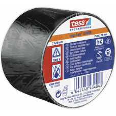 Tesa Izolācijas lente TESA Melns Balts PVC (25 m x 50 mm)