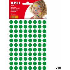 Apli Izlīmes Apli Kids Gomets Zaļš Apaļš (10 gb.)