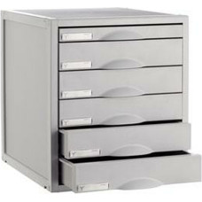 Archivo 2000 Modular Filing Cabinet Archivo 2000 ArchiSystem 6 atvilktnes Pelēks (35,6 x 31,6 x 36,2 cm)