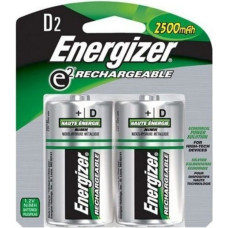 Energizer Atkārtoti Uzlādējamas Baterijas Energizer ENRD2500P2 HR20 D2 2500 mAh