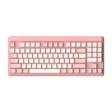 Delux Gaming Keyboard Delux KM18DB RGB (White&Pink)