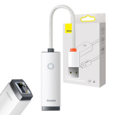 Baseus Lite Series USB to RJ45 network adapter, 100Mbps (white)