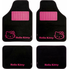Hello Kitty Auto Grīdas Paklāju Komplekts Hello Kitty Melns Rozā (4 pcs)