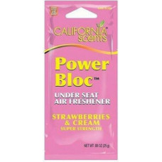 California Scents Automašīnas Gaisa Atsvaidzinātājs California Scents Power Bloc Zemenes