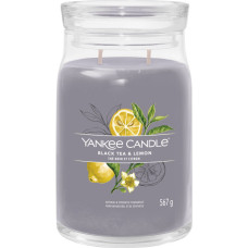 Yankee Candle Aromātiska svece Yankee Candle Citrona Melnā tēja 567 g