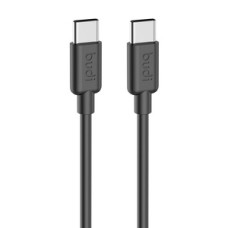 Budi USB-C to USB-C cable Budi PD 65W 1.2m (Black)