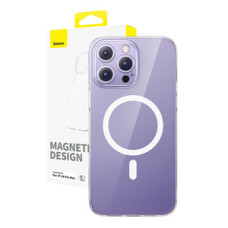 Baseus Magnetic Phone Case for iP 14 Pro Max Baseus OS-Lucent Series (Clear)
