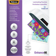 Fellowes Laminating sleeves Fellowes 25 Units Transparent A3