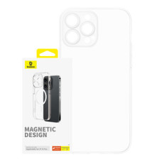 Baseus Magnetic Phone Case for iPhone 15 Pro Baseus OS-Lucent Series (Clear)