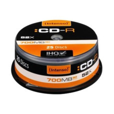 Intenso CD-R INTENSO 1001124 52x 700 MB (25 uds)