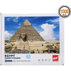 Bigbuy Kids Puzle un domino komplekts Egypt Gizeh Pyramid 1000 pcs