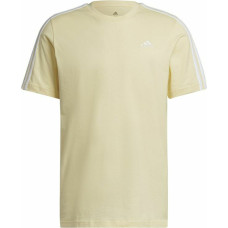 Adidas Vīriešu Krekls ar Īsām Piedurknēm Adidas Essentials 3 Bandas  Dzeltens