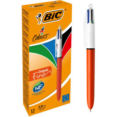 BIC Pildspalva Bic 4 Colours Original Fine Uzlādējams 12 gb. 0,3 mm