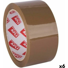 Apli Adhesive Tape Apli Brown 48 mm x 66 m (6 Units)