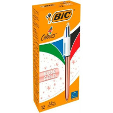 BIC Pildspalva Bic Balts Rozā (12 Daudzums)