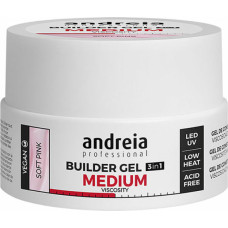 Andreia Gēla nagu lakas Medium Viscosity Andreia Professional Builder Rozā (22 g)