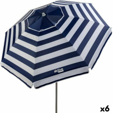 Aktive Пляжный зонт Aktive Zils/Balts 200 x 200 x 200 cm Tērauds Audums Oxford (6 gb.)