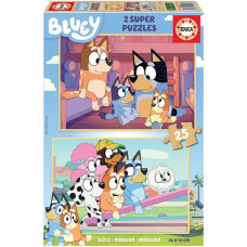 Bluey 2 Pužļu Komplekts Bluey 25 Daudzums