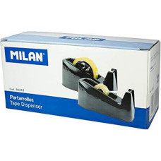 Milan Sellotape Dispenser Milan Adaptor Double 33-66 m Black PVC