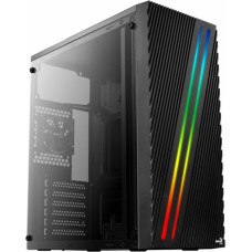 Aerocool ATX Pus-torņveida Kārba Aerocool ACCM-PV19012.11 RGB USB 3.0 Melns