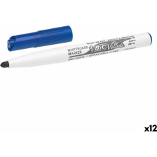 BIC Baltās tāfeles marķieris Bic Velleda 1741 Zils Balts (12 gb.)