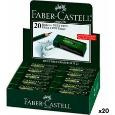 Faber-Castell Dzēšgumija Faber-Castell Dust Free Zaļš (20 gb.)