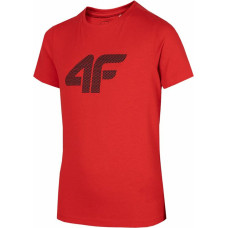 4F Krekls ar Īsām Piedurknēm Bērniem 4F Melange Sarkans