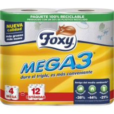 Foxy Tualetes Papīra Foxy Mega3 (4 gb.)