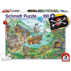 Schmidt Spiele Puzle un domino komplekts Schmidt Spiele In the Pirate Bay Karogs 100 Daudzums