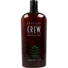 American Crew Želeja, Šampūns un Kondicionieris 3-in-1 American Crew Tea Tree 1 L