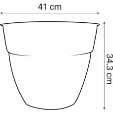 EDA Pušķi EDA Zaļš Ø 41 cm Plastmasa Apaļš Moderns