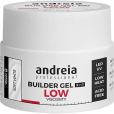 Andreia Gēla nagu lakas Builder Low Viscosity Andreia Professional Builder Balts (44 g)