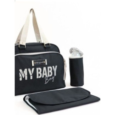 Baby On Board Autiņbiksīšu maiņas soma Baby on Board Simply Babybag Melns