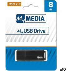 Mymedia USB Zibatmiņa MyMedia Melns 8 GB