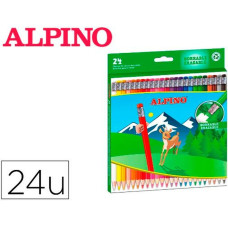 Alpino Krāsainie zīmuļi Alpino AL013658 Daudzkrāsains Dzēšams 24 Daudzums (24 Daudzums)