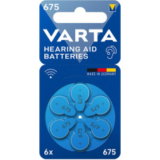 Varta Akustiskās ierīces baterija Varta Hearing Aid 675 PR44 6 gb.