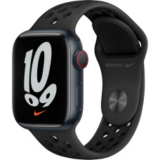 Apple Viedpulkstenis Apple Watch Nike Series 7 Melns 41 mm