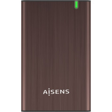 Aisens Hard drive case Aisens ASE-2525BWN Brown 2,5