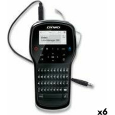 Dymo Elektroniskais birku izgatavotājs Dymo Labelmanager LM280 1,2 mm QWERTY Melns (6 gb.)