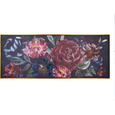 Bigbuy Home Glezna 135 x 3,5 x 55 cm Canvas Цветы