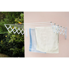 Bigbuy Home Clothes Line Wall Retractable Multicolour (Refurbished B)