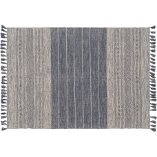 Bigbuy Home Paklājs Zils Balts 70 % kokvilnas 30 % Poliesters 160 x 230 cm